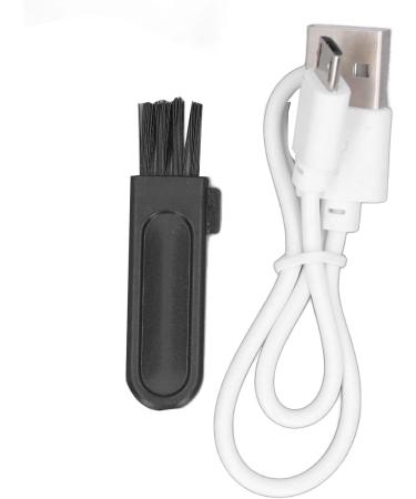 Electric Beard Trimmer Mini Beard Trimmer USB Charging ABS Aluminum Alloy Portable 3W LED Indicator for Home (White) - Buy Online on GoSupps.com