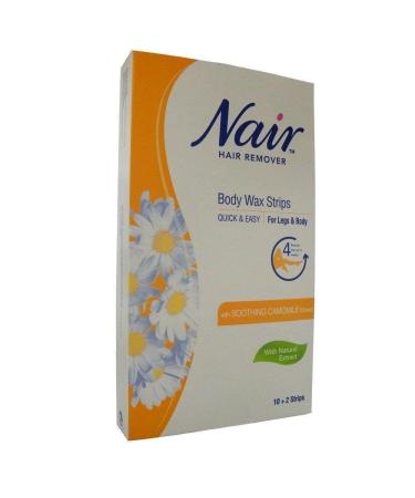 Nair Body Wax Strips 12