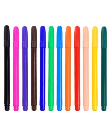 Edible Markers for Cookies | Edible Pens for Cookie Decorating - 12-Color Edible Food Colour Pens Food Coloring Marker Baking Edible Coloring Pens Gourmet Writers Qmisify