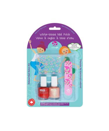 SuncoatGirl Natural Nail Salon Kit Little Valentine 4 Piece Set