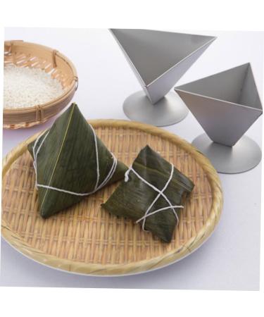 MAGICLULU Dessert Molds 2 Pcs Rice Ball Shaping Kitchen Utensils Sushi Rice Ball Kitchen Zongzi Making Tool Stainless Steel 10X10X8.5CMx2pcs Silverx2pcs - Buy Online on GoSupps.com