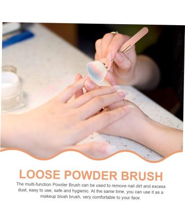 VINTORKY Manicure Brush Dust Brush Mineral Brush Nail Dust Brush Pink Supple Powder Brush Multi-function Makeup Brush Cosmetic Cream Brush Makeup Supply Loose Beauty Tools Clean Plastic - Buy Online on GoSupps.com