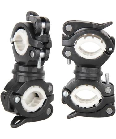 Vonpri 2 Pack Bicycle Mount Flashlight Holder - 360 Rotation Torch Clip Bracket - Buy Online on GoSupps.com