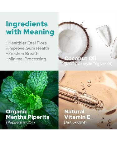 Plant of Life Pulling Oil | Natural Daily Oral Care | Ayurvedic Formula | Coconut + Mint | Gentle Formula & Freshen Breaths | 8 oz (240mL) - Buy Online on GoSupps.com