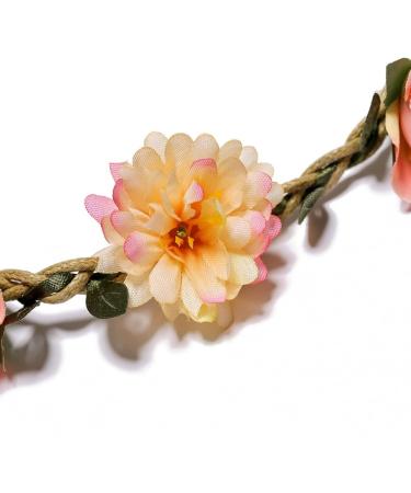 CTForest 6 Pieces Daisy Flower Headband - Wedding Hair Wreath Flower Wreath Hair Accessories Perfect for Gifts & On-the-Go Style - Buy Online on GoSupps.com