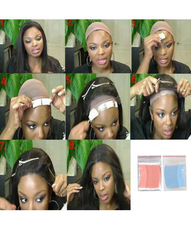 Qtynudy 72Pc/Lot Adhesive Extension Hair Strips Super Strong Hair System Tape for Toupees/Lace Wig Film Slitting Line - Buy Online on GoSupps.com