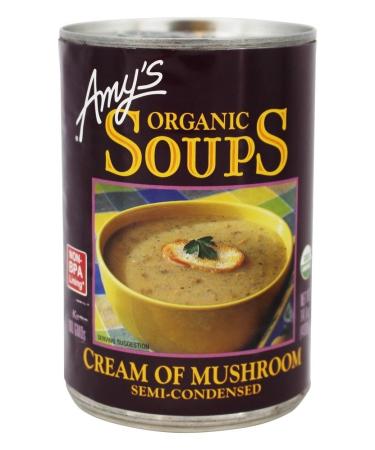 Amy's Organic Cream of Mushroom Soup 14.1 oz - Buy Now at [Your eCommerce Company Name] - Buy Online on GoSupps.com