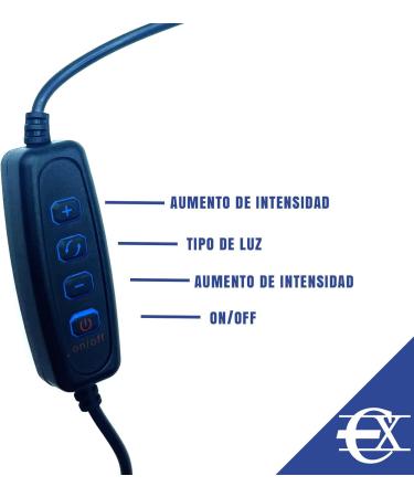 Buy EuroXanty Middle Lamp with LED & 8 Intensity Levels - Swan Neck Magnifying Glass | International Shipping - Buy Online on GoSupps.com