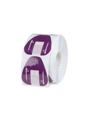 Buy N&BF Profi Modeling Template - 500 Self-Adhesive Purple/White Angular Paper Stencils for Gel & Acrylic Nails - Square Art Nail Stencils in Gold - International Shipping! - Buy Online on GoSupps.com