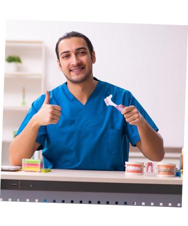 Hapinary Double-Sided Prosthesis Cleaning Brush - 2-Pack Toothbrush Set for Effective Prosthesis Care - Buy Online on GoSupps.com