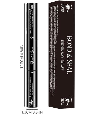  Generisch Lash And Seal Eyelash Glue 2 in 1 Lash Extensions Long Lasting Strong Individual Hold at Home Cover Girl Total (Pink One Size) - Buy Online on GoSupps.com