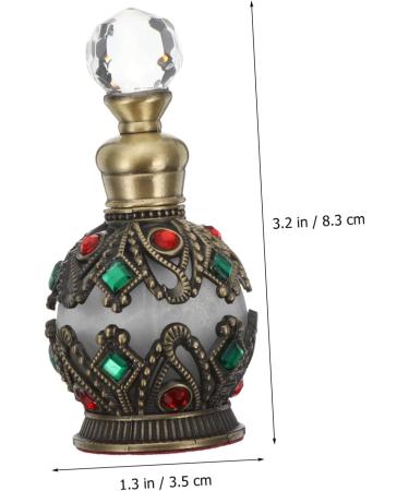 minkissy Essential Oil Bottle Aromatherapy Diffuser Bottle Ornament Container Talco Perfumado Para Mujer Decorative Perfumes Perfume Dispenser Spray Bottle Glass Bottle Crystal Travel 8.3x3.5cm Bronze - Buy Online on GoSupps.com