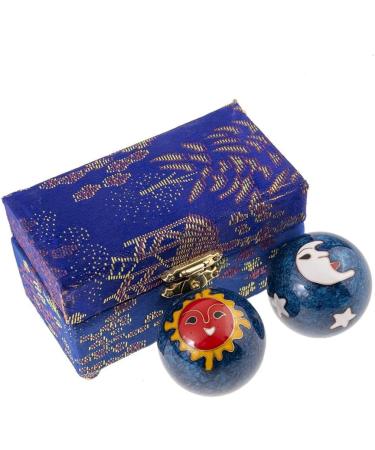 Lachineuse QI Gong Health Balls - Moon & Sun | Enhance Wellness & Relaxation | International Shipping - Buy Online on GoSupps.com