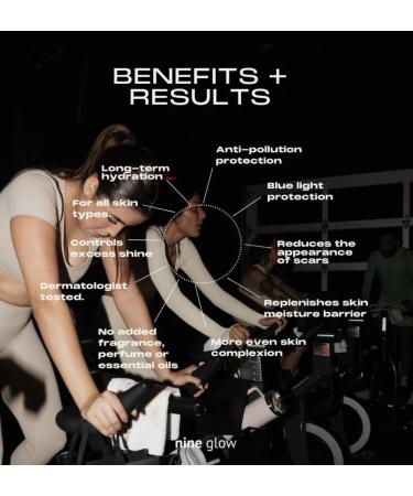 Nine Glow Pre-Workout Face Anti-Pollution Serum Antioxidant Protection Vitamin C and Niacinamide Complex - Buy Online on GoSupps.com