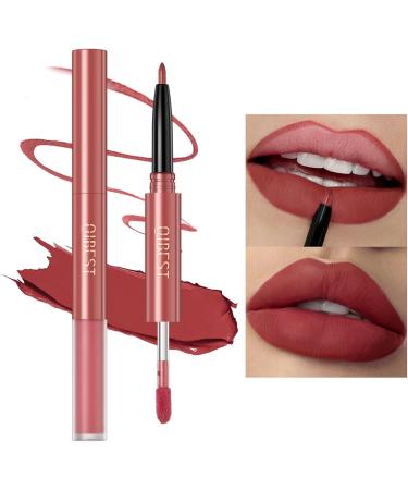 Lip Liner and Liquid Lipstick Set - 2-in-1 Vegan & Cruelty-Free Formula - Highly Pigmented & Easy to Color - Shaping Lip Liner Set for Women and Girls (03#) - Buy Online on GoSupps.com