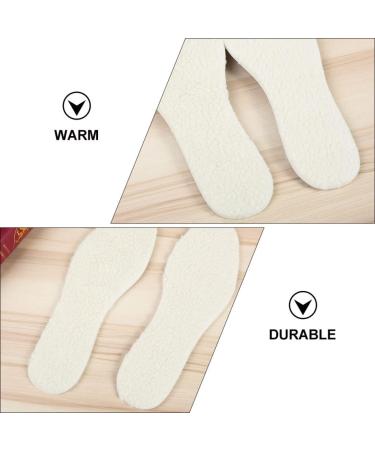 NOLITOY 10pcs Wool Insoles for Men & Women Warm Fleece Shoe Pads for Boots & Shoes | Ideal Autumn & Winter Comfort - Buy Online on GoSupps.com