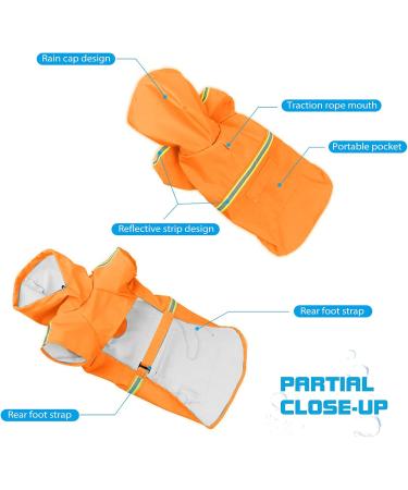 PETCUTE Waterproof Dog Raincoat - Windproof Adjustable & Reflective for All Sizes - Perfect for Rainy Days! - Buy Online on GoSupps.com