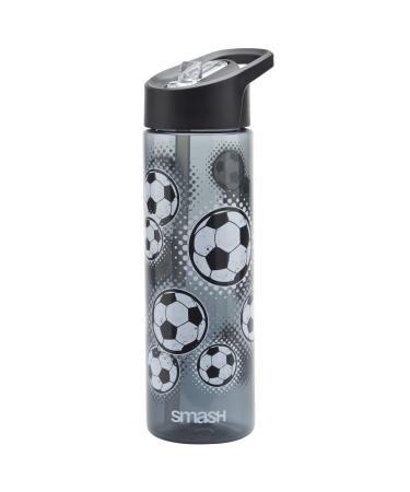 Smash Sipper Water Bottle with Straw 700ml - Football Black 700ml Football