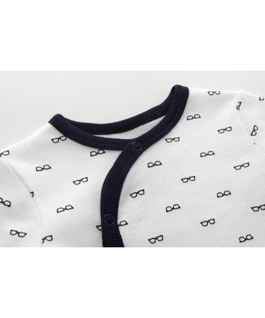 MAMIMAKA Cotton Footed Pajamas | Newborn Baby Grow Onesies | 9-12 Months | Boys & Girls | Long Sleeve - Color1 - Buy Online on GoSupps.com