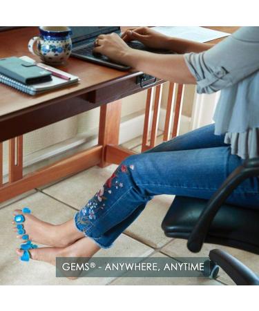 YogaToes Gems Toe Seperators - Sapphire Blue - Buy Online on GoSupps.com