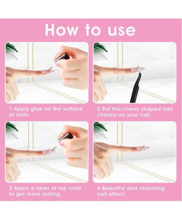 Molain 48pc Nail Art Planet Crystal Charms - 3D Saturn Shape Decoration Kit for DIY Acrylic Nails - 12 Colors - Ideal for Women and Girls - Buy Online on GoSupps.com