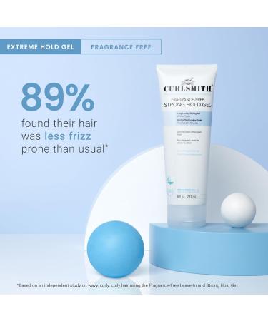 CURLSMITH Shine Gel - Strong Hold Styling Hair Gel for All Curl Types - Frizz Protection - Vegan & Fragrance-Free (8 fl oz) - Buy Online on GoSupps.com