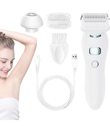 Electric Trimmer for Women Hair Clipper for Women Portable Electric Epilator with Sliding Bikini Trimmer Facial Shaver Personal Groomer for Bikini Leg Arm Armpit - Buy Online on GoSupps.com