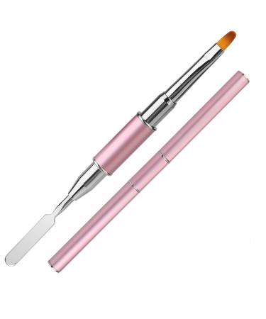 Dual-Ended Gel Brush & Picker Mwoot Stainless Steel 2 in 1 Designs Gel Brush Gel Manicure Nail Tool for Gel Acrylic Nail Extension - Buy Online on GoSupps.com