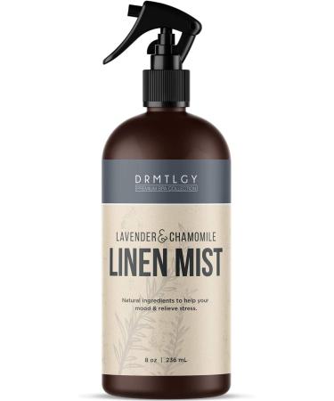 DRMTLGY Natural Lavender Linen and Room Spray. Pure Lavender Essential Oil and Chamomile Pillow Spray, Linen Mist, and Fabric Spray. Aromatherapy Spray