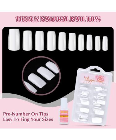 SPTHTHHPY Acrylic Nail Kit - Professional Manicure Set with Nail Art Brushes, Glitter, Clipper, Dotting Pen, and French Tips - Buy Online on GoSupps.com
