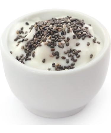 Cereausly Organic Black Chia Seeds - 4 Lb Bulk Pack | Non-GMO, Kosher, Gluten-Free, Vegan - Buy Online on GoSupps.com