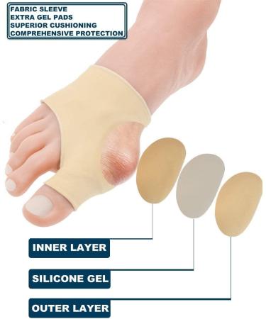 2x Toe Spreader & Hallux Valgus Relief - Foot Bandage & Separator for Pain Relief | International Shipping - Buy Online on GoSupps.com