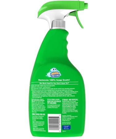 Scrubbing Bubbles Rainshower Disinfectant Bathroom Grime Fighter Spray 32 fl oz - Buy Online on GoSupps.com