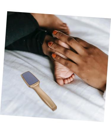 Healeved Sole File Safe Foot Skin Trimmer Foot Care Tool Accessory Wooden Foot Exfoliator Foot File Heel Foot Scrubber Handle Nursing Glass Scrubber Glass Scraper Folder Plastic Feet - Buy Online on GoSupps.com