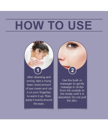 Non Greasy Eye Cream for Women Sensitive Skin Gentle Hydrating Moisturizer 20g Lightweight Formula Delicate Care Purple One Size One Size Purple - Buy Online on GoSupps.com