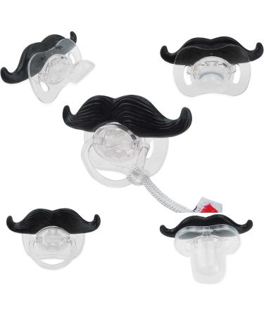 Buy CdiyTool Funny Pacifier Set - Mustache Photo Prop Soft Silicone for Babies Adults & Pets | 6 Pieces - Buy Online on GoSupps.com