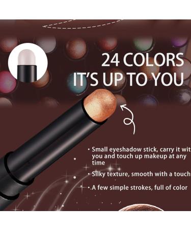 Eyeshadow Stick | Eyeshadow Stick | Glitter Eye Makeup Pen | 6 Colors Smooth Cream Long-Lasting Women's Eye Makeup Pen - Buy Online on GoSupps.com