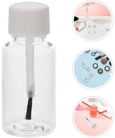 Lot de 20 Flacons Pinceaux Transparents en PET 20 Ml pour Vernis Ongles Huile Cuticules et Colle Rechargeables et tanches Mini Bouteilles Pratiques pour Nail Art et Voyage - Buy Online on GoSupps.com