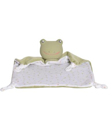 Shop Tikiri Cuddly Blanket Frog Gemba | Comfort Blanket & Teething Aid | Natural Rubber for Babies 0+ Months - 30cm - Buy Online on GoSupps.com