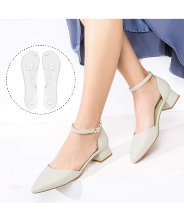Healifty 2 Pairs Insole Lady Tools Silicone Gel Non Shoe Pads Lady Shoe Pad Foot Women's Shoes Miss - Buy Online on GoSupps.com