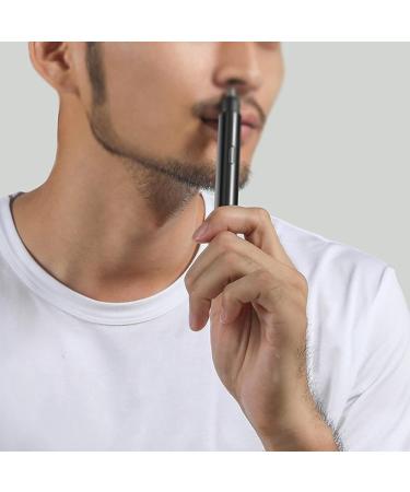 Buy OUSIKA Rechargeable Nose Hair Trimmer - Best Safety Facial Care & Hair Removal Tool for Men - Buy Online on GoSupps.com