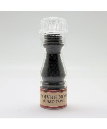 Aube Gourmet Sao Tome Black Pepper in 45 gram refillable mill