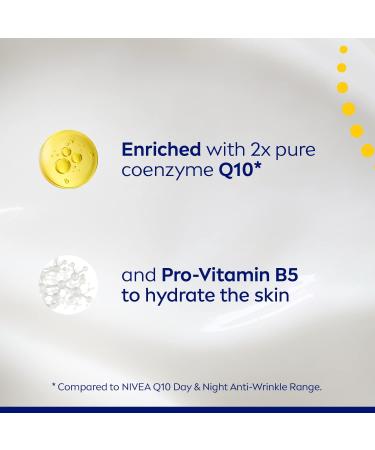 NIVEA Q10 Anti-Wrinkle Night Repair Ultra Serum Night Recovery Anti-wrinkle night Face serum with Pro-Vitamin B5 30 mL - Buy Online on GoSupps.com