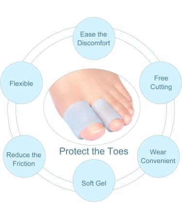 Sumiwish Toe Self Protectors - 18-Pack Silicone Toe Caps for Blisters & Pain Relief | Blue & Medium - Prevent Ingrown Toenails Corns & Calluses - Buy Online on GoSupps.com