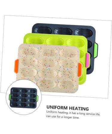 2 Pcs Silicone Cake Mold Baking Cup Silica Gel Puffs - Buy Online on GoSupps.com