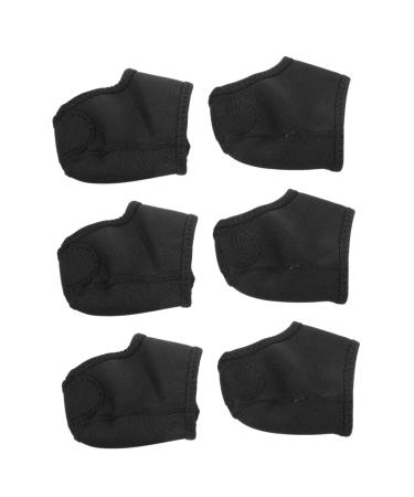 Healvian 3 Pairs Heel Cover Heel Socks Heel Protection Pads Heel Sole Protector Heel Caps Heel Covers Heel Cups Toeless Socks Heel Support Heel Adjustable Sbr Soles Miss