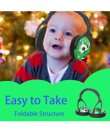 PROTEAR SNR 28 dB Kids Ear Protection Ear Muffs for Noise Sensitivity - Ideal Hearing Protectors for Children at Fireworks, Travel, Sports Events - 15x13x10cm Football Design - Buy Online on GoSupps.com