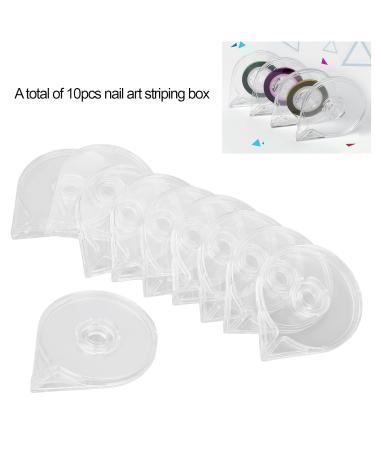 Nail Striping Roller Box - 10PCs Nail Art Striping Case for Easy Cutting | Professional & Home Use - Buy Online on GoSupps.com