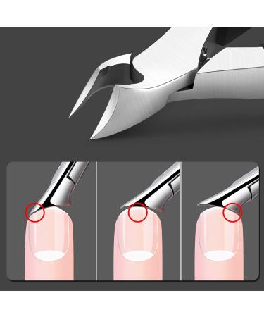 Professional Nail Scissors Toenail Set Robust Professional Nail Clippers Nail Clippers 12 Pieces Stainless Steel Toenail Clippers Repair for Thickness and Ingrown Toenails - Buy Online on GoSupps.com