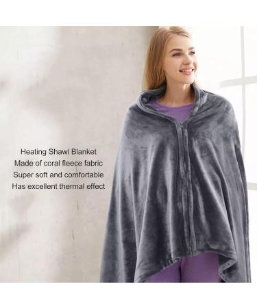 Buy GfRGFH Portable Heating Ceiling | Washable Coral Fleece Wrap | Safe Carbon Fiber | 3-Speed Temp | Soft & Warm Heating Scarf Blanket - Buy Online on GoSupps.com